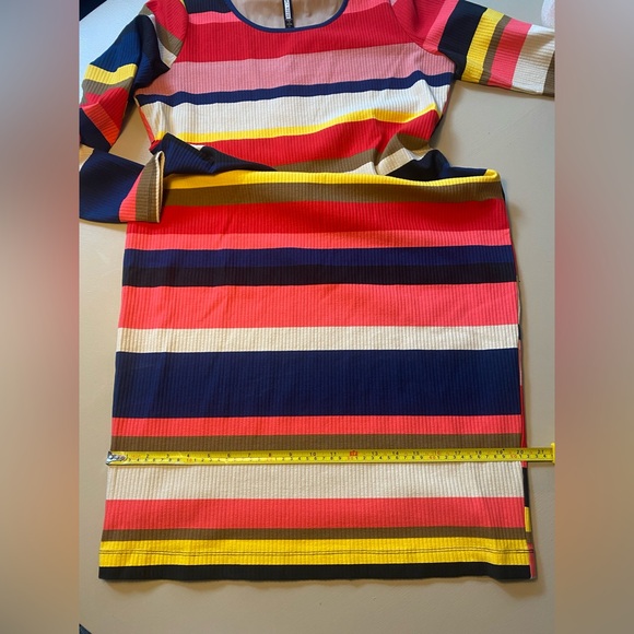 Anthropology Ribbed Striped Dress by Tracy Reese Fully Lined Sz XL New With Tags - Picture 15 of 15